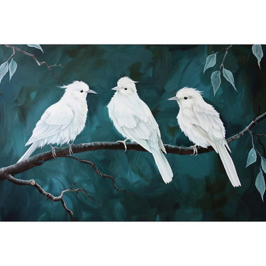 Bird Canvas on Wood